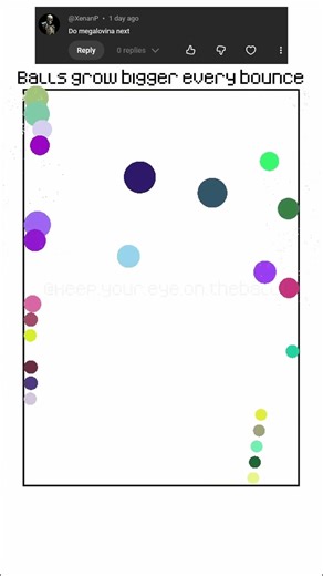 [Undertale Music] Megalovania - Toby Fox (Musical Ball Simulation)