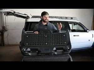Bronco Sport Hatch MOLLE Storage Panel Install
