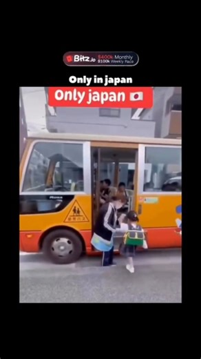 US MeMe🇺🇲 on Instagram: "The video depicts Japan's distinctive school buses for young children, where uniformed attendants exit to hold hands and guide toddlers aboard, prioritising meticulous safety over efficiency. These buses feature vibrant cartoon mascots like smiling dogs and elephants, designed to foster joy and familiarity, a cultural norm rooted in Japan's low child crime exposure—only 13 reported abductions in 2023 per National Police Agency data. Replies from global users celebrate