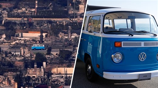 Conquista corazones: debuta combi restaurada que sobrevivió a incendio Palisades