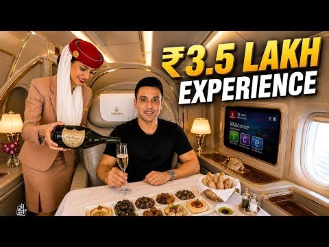 The Complete Emirates First Class Experience ✈️ Delhi to Dubai