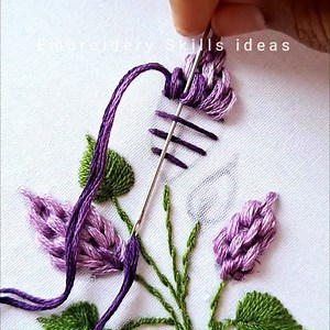 1M views · 8.8K reactions | Wonderful flower hand embroidery tutorial #embroidery #needlework #stitch #foryou | Embroidery Skills ideas | Facebook