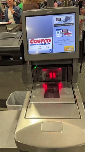Self Checkout at Costco Canada