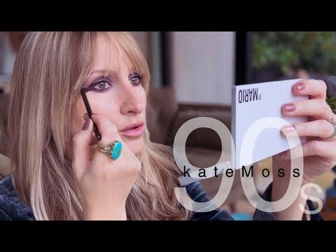 Recreating Kate Moss’ 90s Grey‑Violet Eye Using Mario Neutrals, Betty & VB Makeup