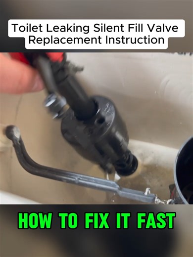 How to Replace a Leaking Kohler Toilet Silent Fill Valve