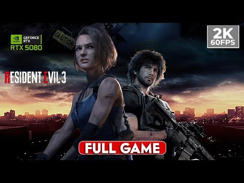 Resident Evil 3 Remake Full Gameplay Walkthrough (RTX 5080) Ultra Settings [2K 60FPS]