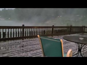 Pinetop, Arizona sees heavy rain, hail during fall storm