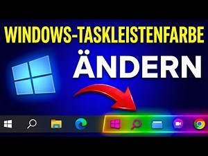 Changing the taskbar color in Windows 11 | Change the Windows 11 taskbar color
