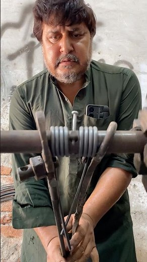 ⭐ “Satisfying Engineering: Spring Crafting from Raw Metal Wire”