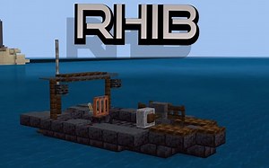 【Minecraft建筑教程】如何建造 Rhib Boat