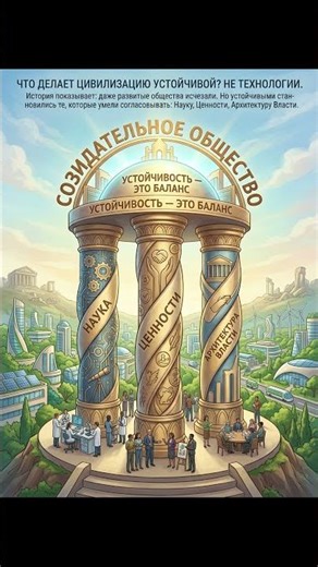 What makes a civilization sustainable? A creative society.