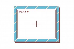 Premium Vector | Vlog Video Frame Sticker Design