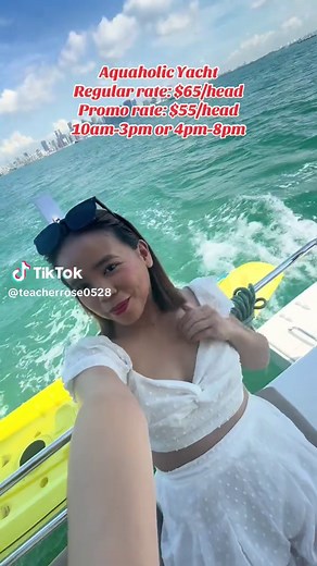 Aquaholic Yacht Singapore 🇸🇬🛥️ #fyp #foryoupage #foryоu #singapore #tiktoksg #yacht #aquaholic #aquaholicyacht #sentosa #lazarusisland