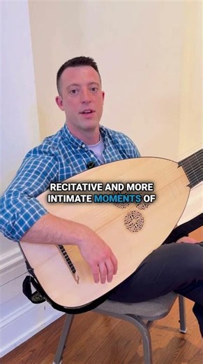 The theorbo was in Handel's opera orchestra. And it'll be in ours.