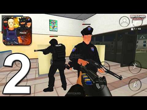 Justice Rivals 3 Cops & Robbers - Gameplay Walkthrough Part 2 - Police Missions (iOS, Android)