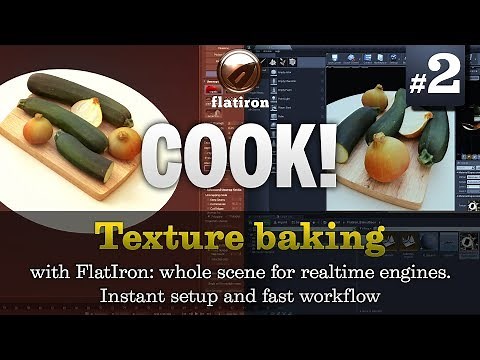 Fast & simple texture baking everything for Unreal & Unity Part 2