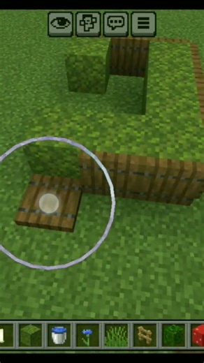 minecraft mini tree build hack #minecraft 🤯🤯