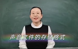 【高中信息技术】《声音文件的存储格式》试讲