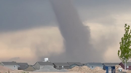 Colossal Tornado Looms East of Denver
