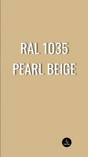 RAL 1035 Pearl Beige | beige or gold? 👀 #design #ralcolors #industry #beige #aluminium #luxury