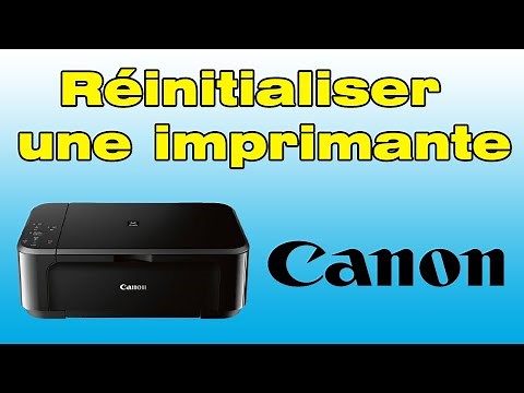Réinitialiser une imprimante Canon comment faire un reset sur imprimante Canon