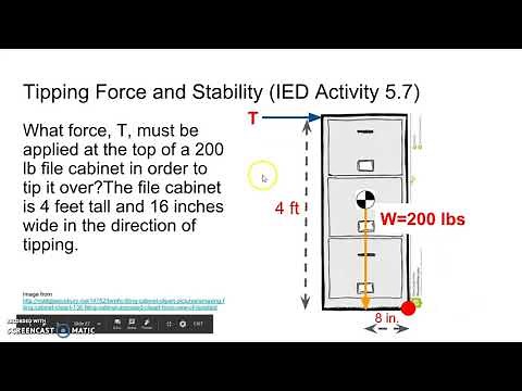 PLTW IED 5.7 - Tipping Force Examples