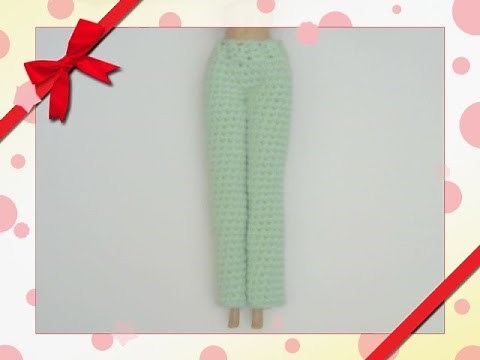 Barbie Clothes - Long Green Pants