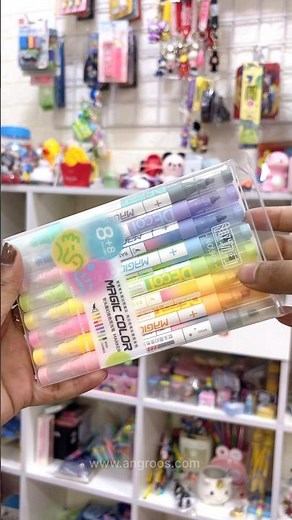 Kids Colour Marker Pens Set 🌈🖍️ | Bright & Fun Drawing Kit | Angroos Minis