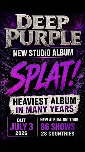 Deep Purple Announce Heavy New Album Splat