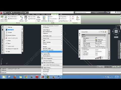 Creating a Curtain Wall on AutoCAD Architecture