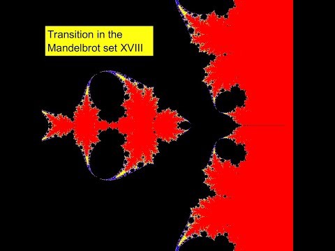 Transition in Mandelbrot set XVIII