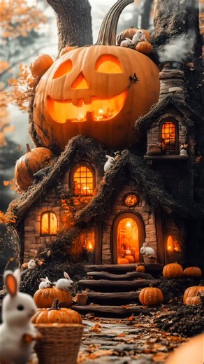 349K views · 7.9K reactions | Halloween is near by  #Halloween #cute #bunnies #aianimation #aiart #viral #fantasy #animal #relaxing #bunny | Fantasyspire AI | Facebook