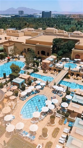 From start to finish, this is the real story of a day at the pool. Where will we find you? ☀️ #Wynn #WynnLasVegas #Summertime #PoolDay #Travel #Vacation | Wynn Las Vegas