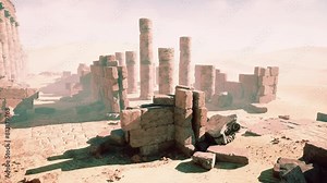 Ruins of ancient city of Palmyra