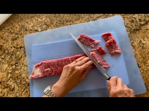 CHINESE COOKING 101. Part 6: How to cut tender meat pieces for stir fry.