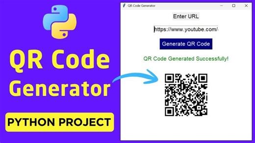 Build QR Code Generator App in Python using Tkinter | ProgrammingHorizons posted on the topic | LinkedIn