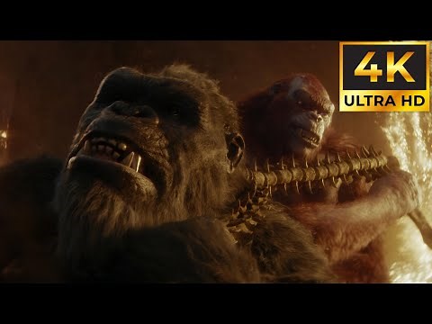 Kong Vs Scar King - (4K HDR) Godzilla X Kong The New Empire