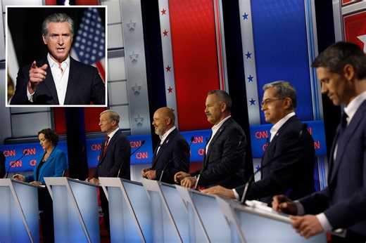 Candidates for governor asked to use one word to describe Gavin Newsom’s performance
