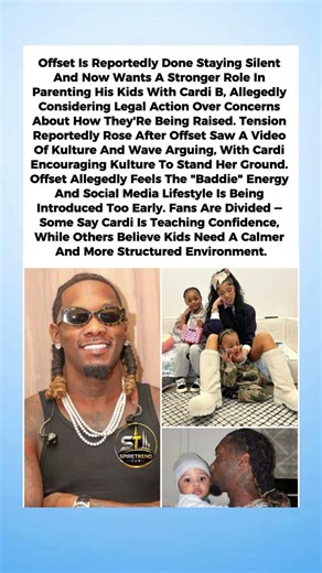 Offset vs Cardi B: The Battle Over Their Kids #offset #cardib #family