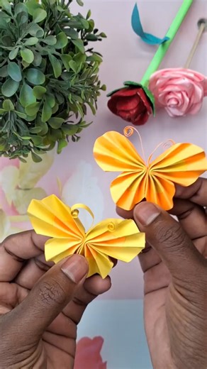 Beautiful Paper Butterfly Making at Home ✂️#craft #butterfly #diy