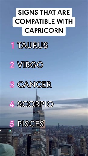 Signs that are compatible with Capricorn #zodiac #zodiacsigns #horoscope #astrology