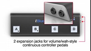 IK Multimedia iRig Blueboard Wireless Floor Controller for iOS and Mac