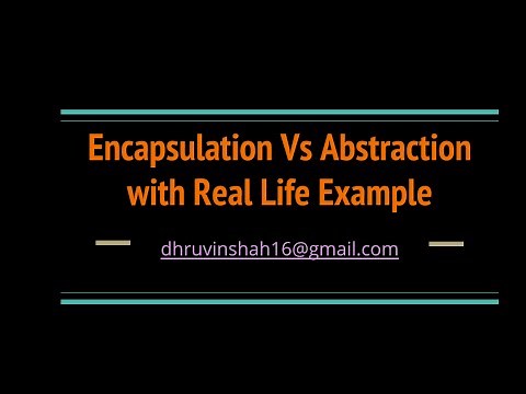 Difference between Encapsulation and Abstraction with Real Life Example.