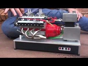 ミニ自作V８エンジン