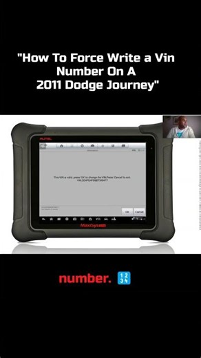How To Force Write a Vin Number On A 2011 Dodge Journey#shorts