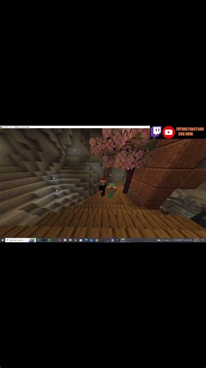 yuji jumping in minecraft