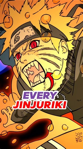 🐉 Every Tailed Beast and Its Jinchuriki History 🔥 #naruto #anime #shorts #narutoshippuden