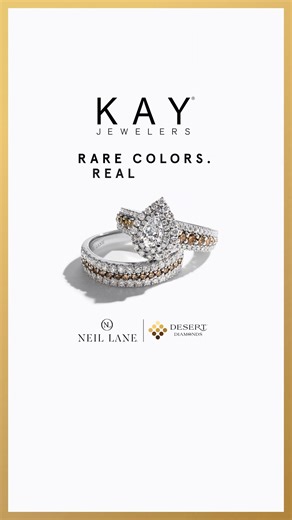 Engagement rings by Neil Lane, with natural diamonds in shades reminiscent of desert landscapes. Rare, romantic, and anything but ordinary. | Kay Jewelers