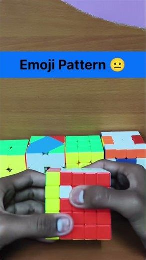 Emoji Pattern 😐 5x5 Rubik's Cube 🔥