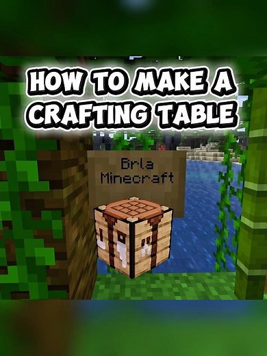 How to Make a Crafting Table in Minecraft ⛏️